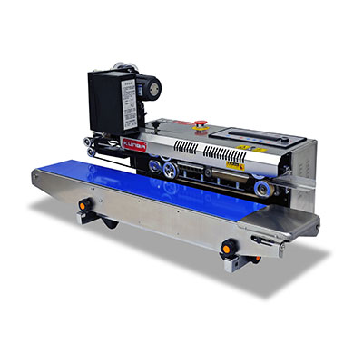 Horizontal Ribbon code printing Continuous Sealer SMT-150SD