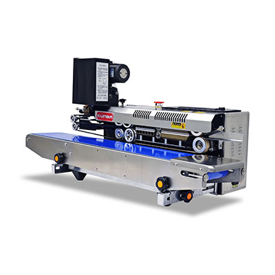 Horizontal Ribbon code printing Continuous Sealer SMT-150SD