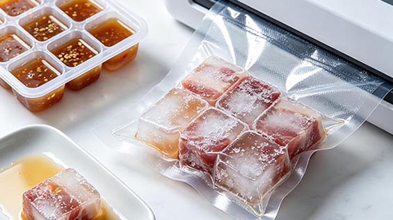 How to Vacuum Pack Liquid & Sauce Products