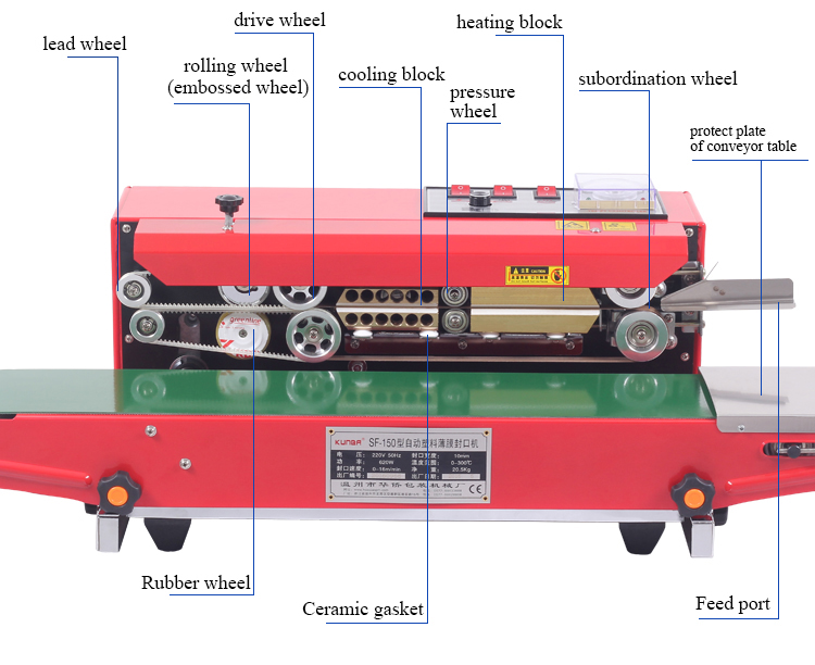 Sf150 Automatic plastic bag sealer