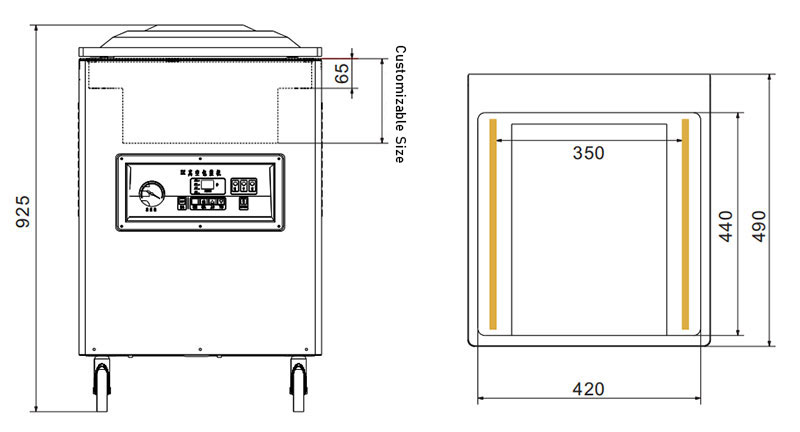 Commercial Vacuum Sealer - DZ-400 2D